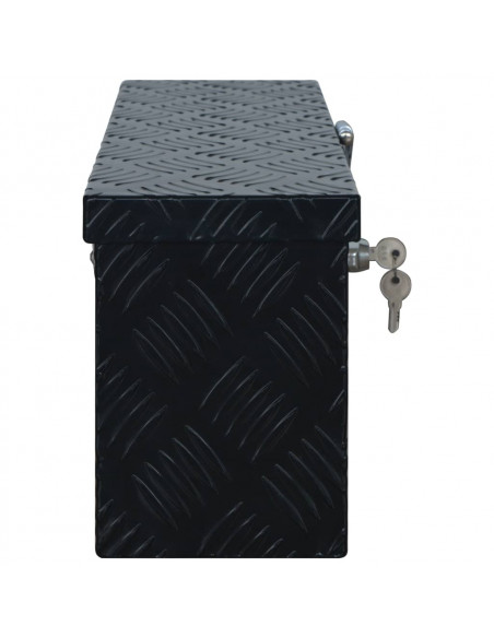 Scatola in Alluminio 485x140x200 mm Nera