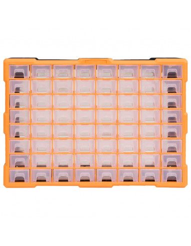 Mobile Contenitore con 64 Cassetti 52x16x37,5 cm