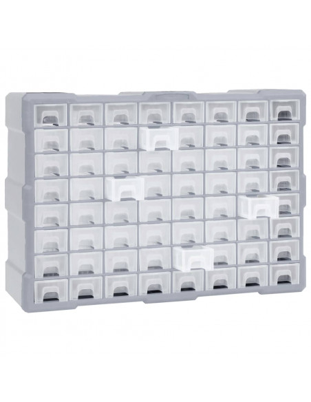 Mobile Contenitore con 64 Cassetti 52x16x37,5 cm