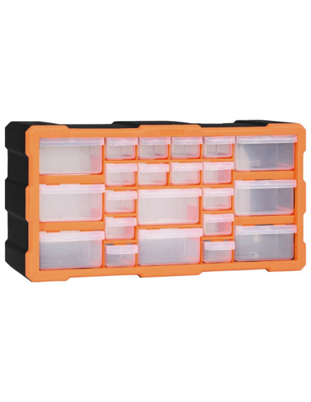 Mobile Contenitore con 22 Cassetti 49x16x25,5 cm