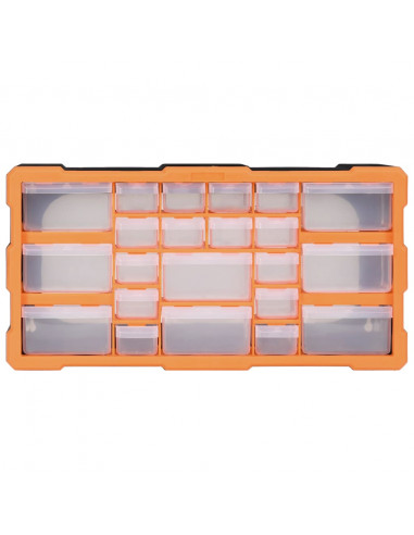 Mobile Contenitore con 22 Cassetti 49x16x25,5 cm