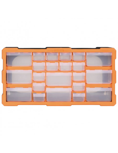 Mobile Contenitore con 22 Cassetti 49x16x25,5 cm