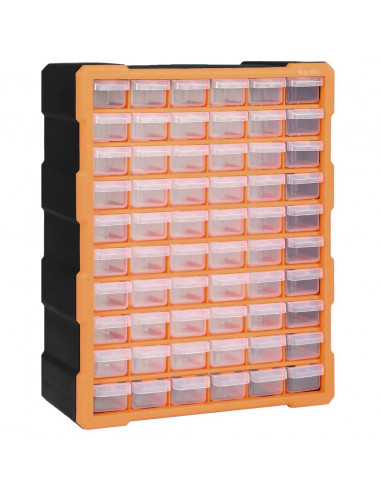 Mobile Contenitore con 60 Cassetti 38x16x47,5 cm