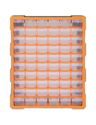 Mobile Contenitore con 60 Cassetti 38x16x47,5 cm