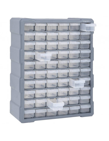 Mobile Contenitore con 60 Cassetti 38x16x47,5 cm