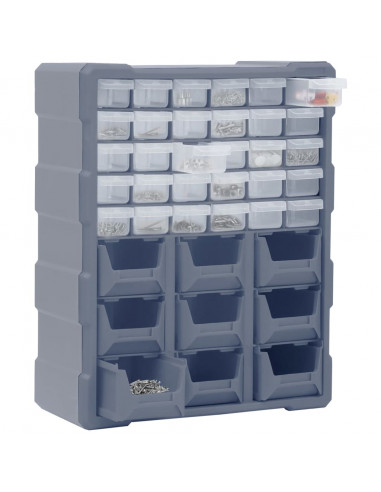 Mobile Contenitore con 39 Cassetti 38x16x47 cm