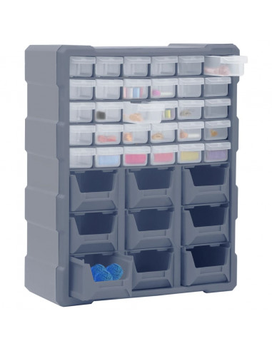 Mobile Contenitore con 39 Cassetti 38x16x47 cm