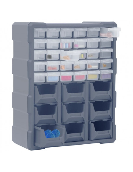Mobile Contenitore con 39 Cassetti 38x16x47 cm