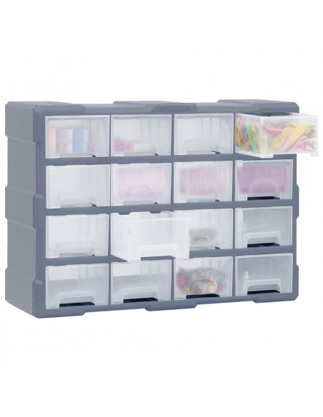 Mobile Contenitore con 16 Cassetti Medi 52x16x37 cm