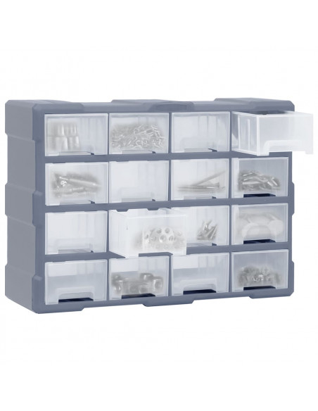 Mobile Contenitore con 16 Cassetti Medi 52x16x37 cm