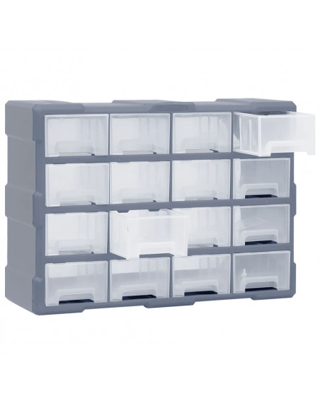 Mobile Contenitore con 16 Cassetti Medi 52x16x37 cm