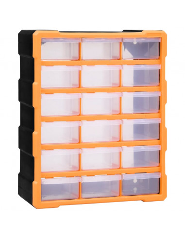 Mobile Contenitore con 18 Cassetti Medi 38x16x47 cm