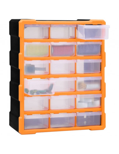 Mobile Contenitore con 18 Cassetti Medi 38x16x47 cm