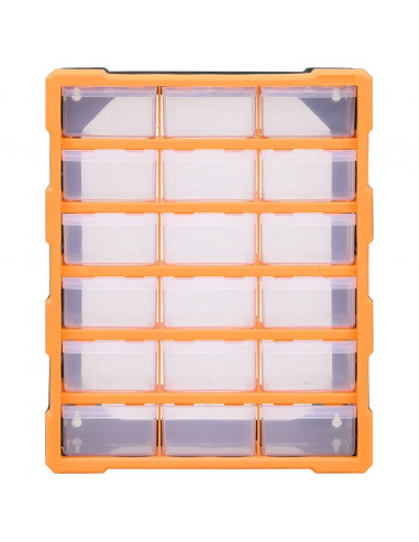 Mobile Contenitore con 18 Cassetti Medi 38x16x47 cm