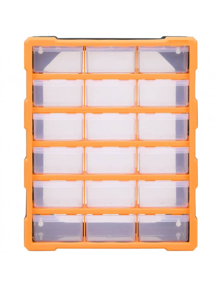 Mobile Contenitore con 18 Cassetti Medi 38x16x47 cm