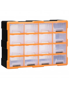 Mobile Contenitore con 16 Cassetti Medi 52x16x37 cm 2