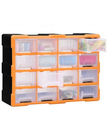 Mobile Contenitore con 16 Cassetti Medi 52x16x37 cm