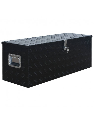Scatola in Alluminio 1085x370x400 mm Nera