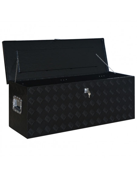 Scatola in Alluminio 1085x370x400 mm Nera