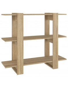 Libreria/Divisorio Rovere Sonoma 100x30x87 cm 2