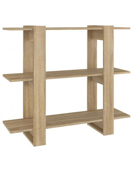 Libreria/Divisorio Rovere Sonoma 100x30x87 cm