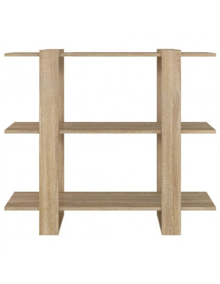 Libreria/Divisorio Rovere Sonoma 100x30x87 cm