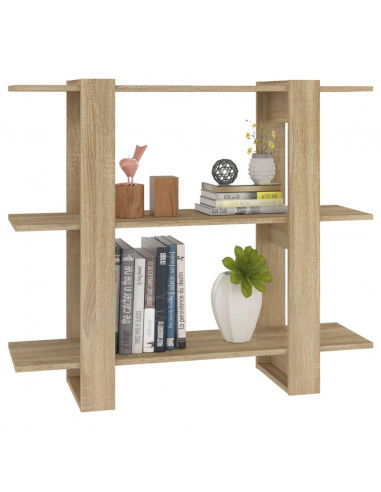 Libreria/Divisorio Rovere Sonoma 100x30x87 cm