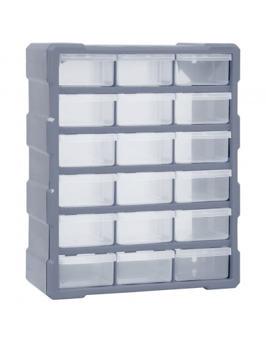 Mobile Contenitore con 18 Cassetti Medi 38x16x47 cm