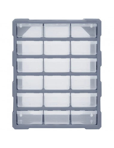 Mobile Contenitore con 18 Cassetti Medi 38x16x47 cm