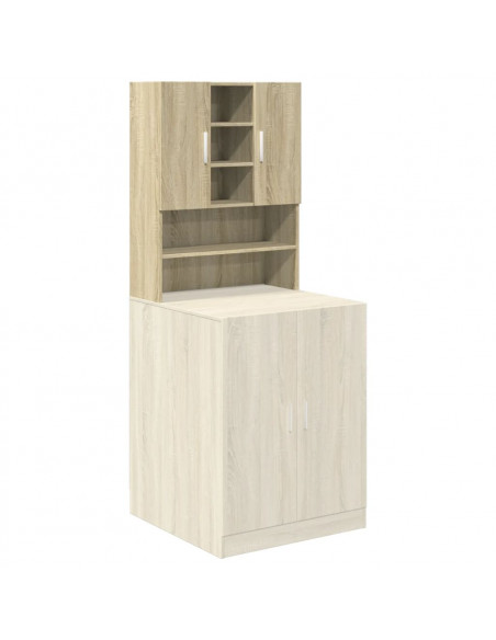Mobile per Lavatrice Rovere Sonoma 70,5x24x90 cm