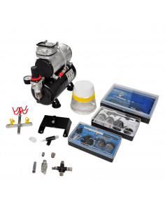 Set Compressore Aerografo con 3 Pistole 2