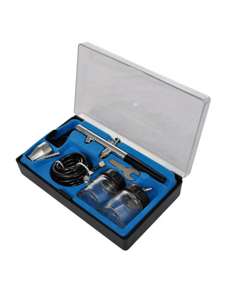 Set Compressore Aerografo con 3 Pistole