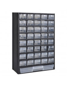 Cassetta Porta Attrezzi in Plastica con 41 Cassetti 2