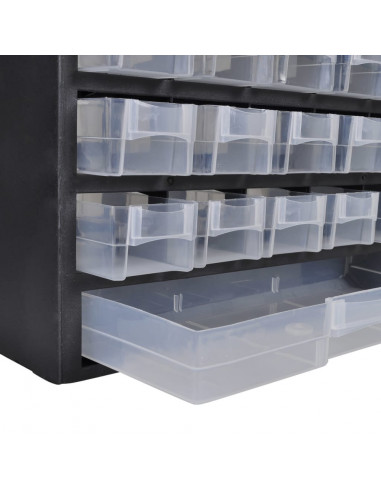 Cassetta Porta Attrezzi in Plastica con 41 Cassetti