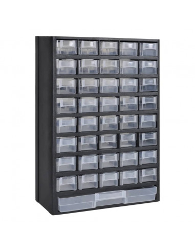 Armadietti per Attrezzi con 41 Cassetti 2 pz in Plastica