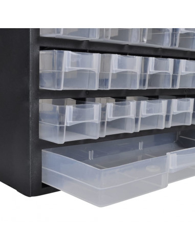 Armadietti per Attrezzi con 41 Cassetti 2 pz in Plastica