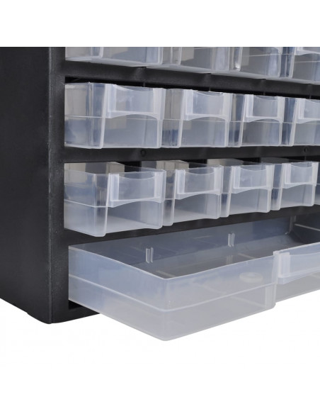 Armadietti per Attrezzi con 41 Cassetti 2 pz in Plastica