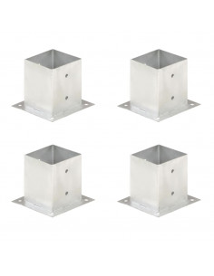 Ancoraggi Pali 4 pz in Metallo Zincato 121 mm 2