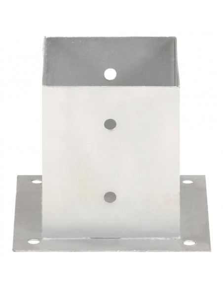 Ancoraggi Pali 4 pz in Metallo Zincato 121 mm