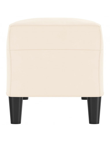 Panca crema 100x35x41 cm in Velluto