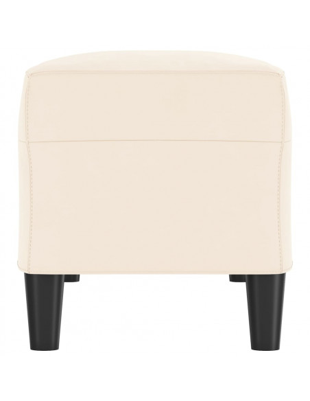 Panca crema 100x35x41 cm in Velluto