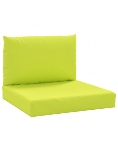 Cuscini per Pallet 2 pz Verde Intenso in Tessuto Oxford