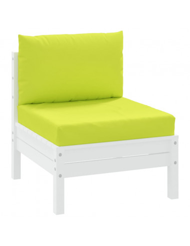 Cuscini per Pallet 2 pz Verde Intenso in Tessuto Oxford