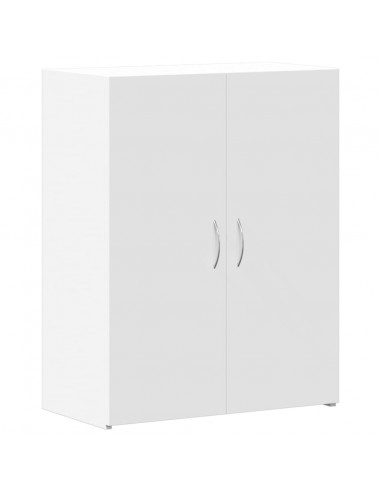 Schedario Bianco 60x32x77,5 cm in Legno Multistrato