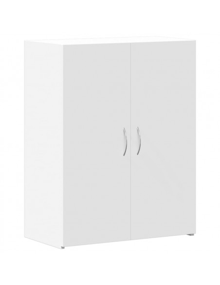 Schedario Bianco 60x32x77,5 cm in Legno Multistrato