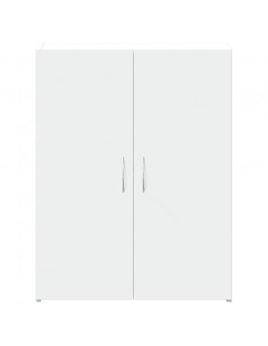 Schedario Bianco 60x32x77,5 cm in Legno Multistrato