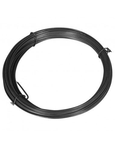 Filo per Recinzioni 25 m 1,4/2 mm in Acciaio Grigio