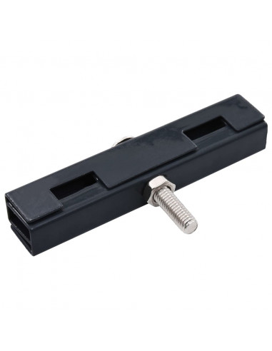 Set di Connettori per Griglie da Giardino 10 pz Antracite