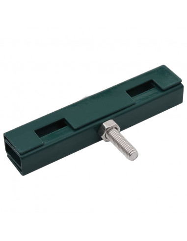 Set di Connettori per Griglie da Giardino 10 pz Verde