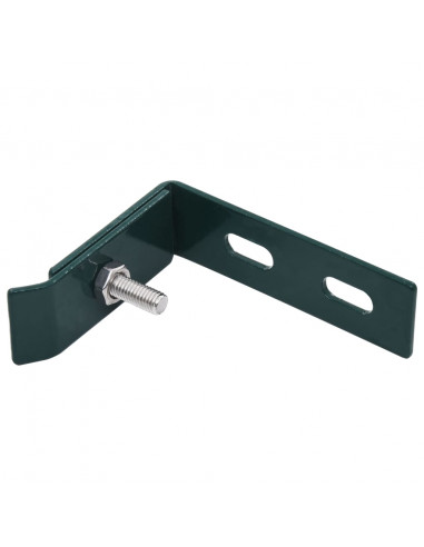 Set di Connettori Angolari a Parete 10 pz Verde